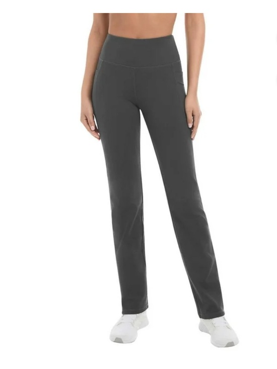 Jockey Pants - Jockey Women's Straight Leg Pants - Charcoal Gray